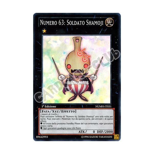 NUMH-IT031 Numero 63: Soldato Shamoji super rara 1a Edizione (IT) -NEAR MINT-