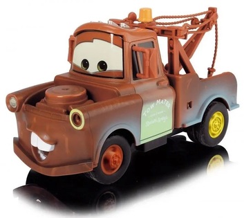 Dickie RC Cars 3 Turbo Racer Mater 1:24, 17 cm, 2 canali