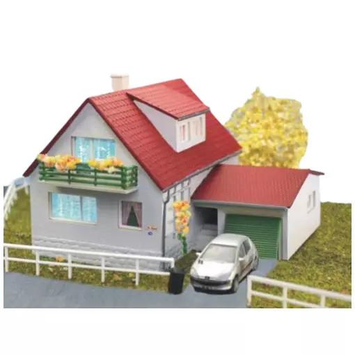 Padiglione "La Cigale" - Garage - SAI 202 - HO 1/87 - 77 x 110 x 80 mm