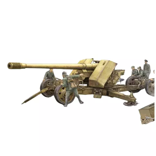 Canon anticarro tedesco - Pak44 128 mm - Trumpeter 02317 - 1/35