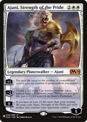 Ajani, Strength of the Pride The List
