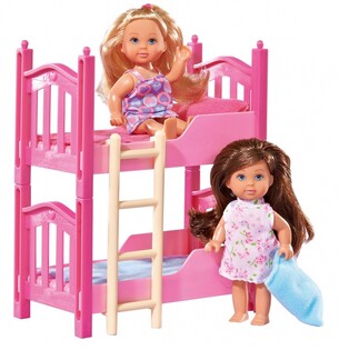 Simba Due bambole Evička con letto matrimoniale 5733847