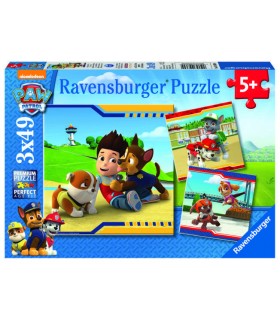 3 Puzzle da 49 Pezzi - Paw Patrol C