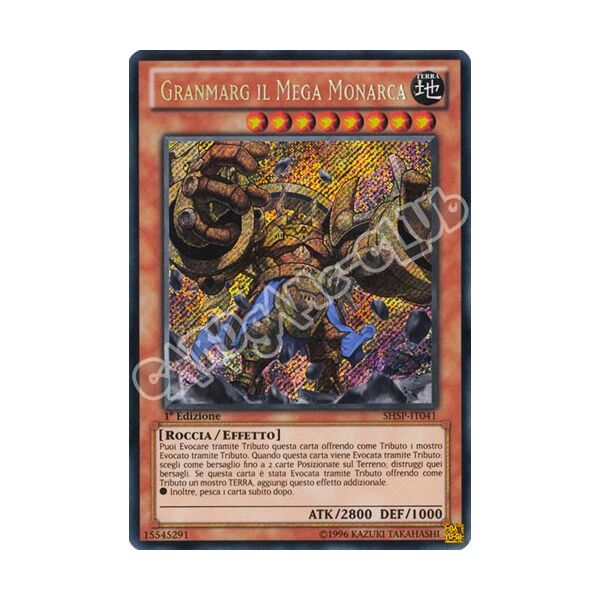 SHSP-IT041 Granmarg il Mega Monarca rara segreta 1a edizione (IT) -NEAR MINT-