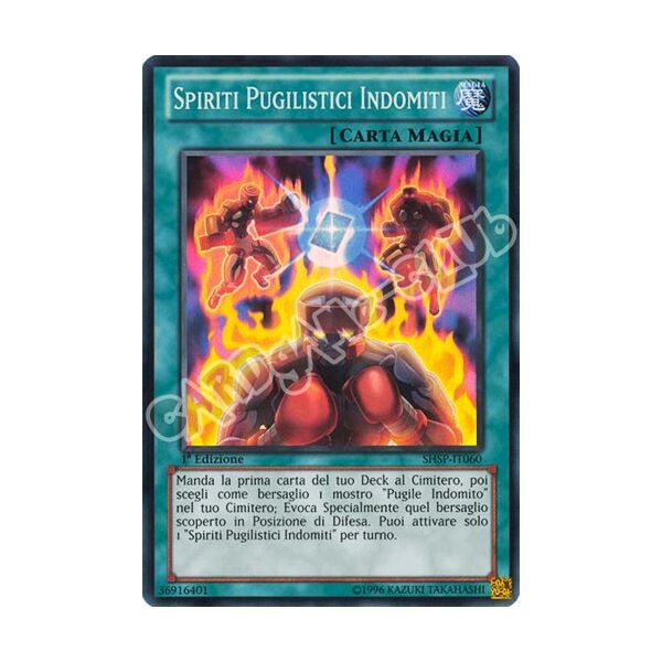 SHSP-IT060 Spiriti Pugilistici Indomiti super rara 1a edizione (IT) -NEAR MINT-