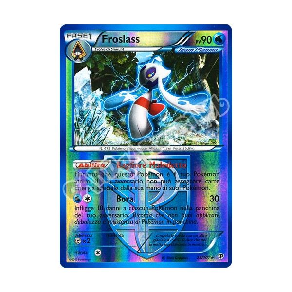 023 / 101 Froslass rara foil reverse (IT) -NEAR MINT-