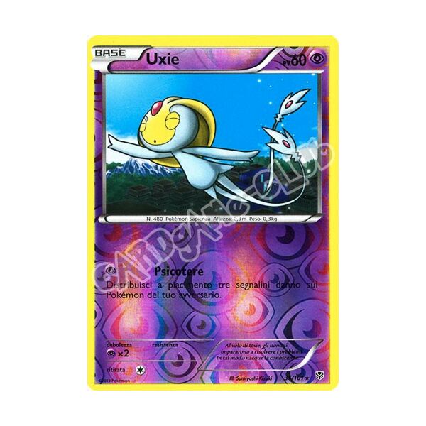 036 / 101 Uxie rara foil reverse (IT) -NEAR MINT-
