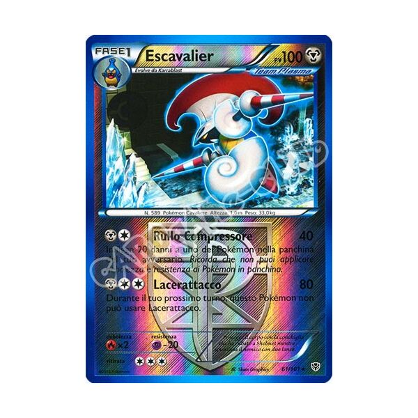 061 / 101 Escavalier rara foil reverse (IT) -NEAR MINT-