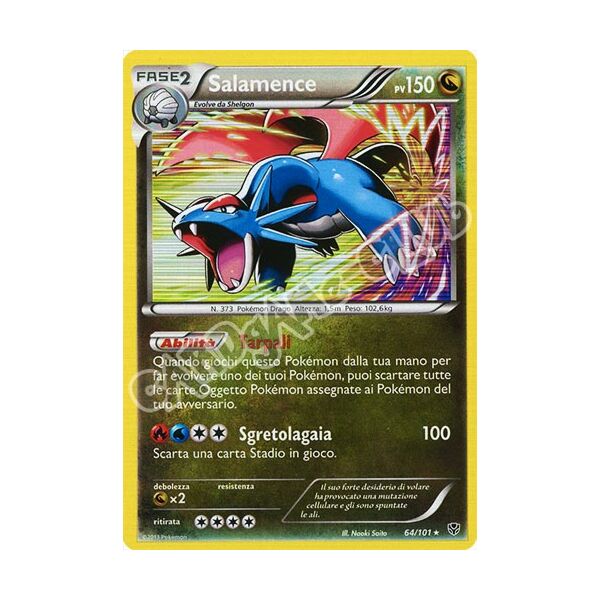 064 / 101 Salamence rara foil (IT) -NEAR MINT-