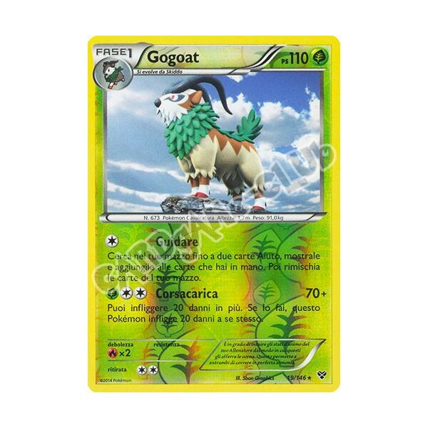 019 / 146 Gogoat rara foil reverse (IT) -NEAR MINT-