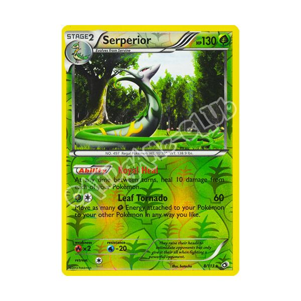 008 / 113 Serperior rara foil reverse (EN) -NEAR MINT-