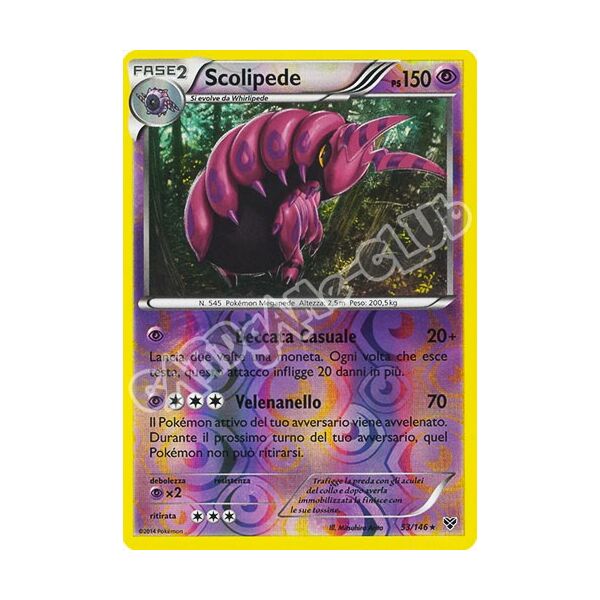 053 / 146 Scolipede rara foil reverse (IT) -NEAR MINT-