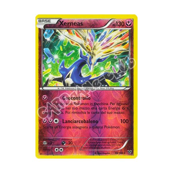 096 / 146 Xerneas rara foil reverse (IT) -NEAR MINT-