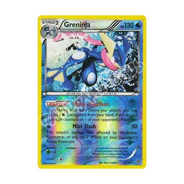 041 / 146 Greninja rara foil reverse (EN) -NEAR MINT-