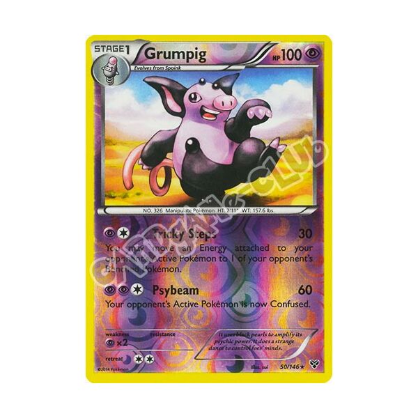 050 / 146 Grumpig rara foil reverse (EN) -NEAR MINT-