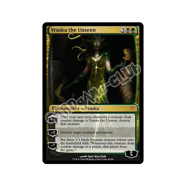 42 / 88 Vraska the Undseen rara mitica foil (EN) -NEAR MINT-