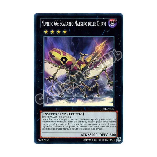 JOTL-IT054 Numero 66: Scarabeo Maestro delle Chiavi super rara unlimited (IT) -NEAR MINT-