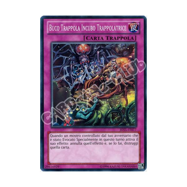 JOTL-IT077 Buco Trappola Incubo Trappolatrice super rara unlimited (IT) -NEAR MINT-