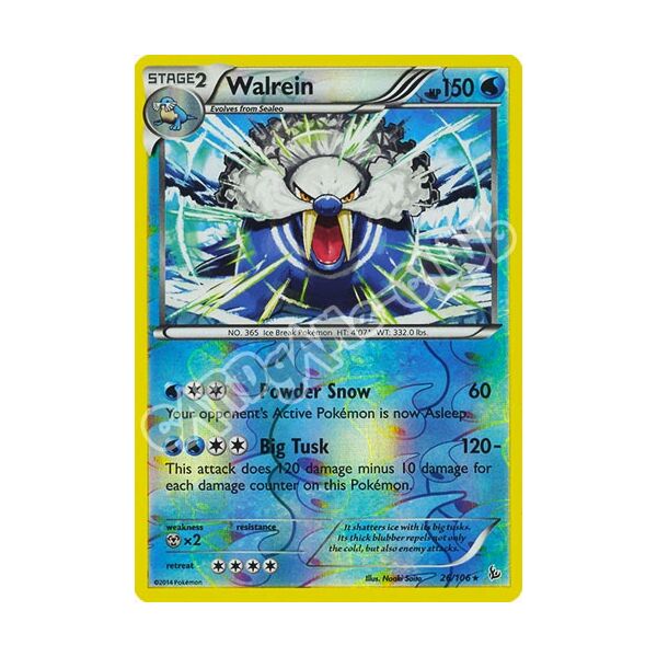 026 / 106 Walrein rara foil reverse (EN) -NEAR MINT-