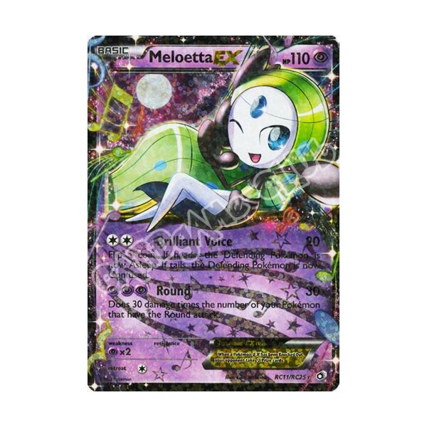 RC11/RC25 Meloetta EX radiant foil (EN) -NEAR MINT-