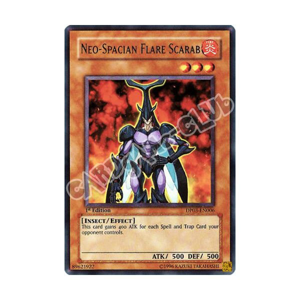 DP03-EN006 Neo-Spacian Flare Scarab rara 1st edition (EN) -NEAR MINT-