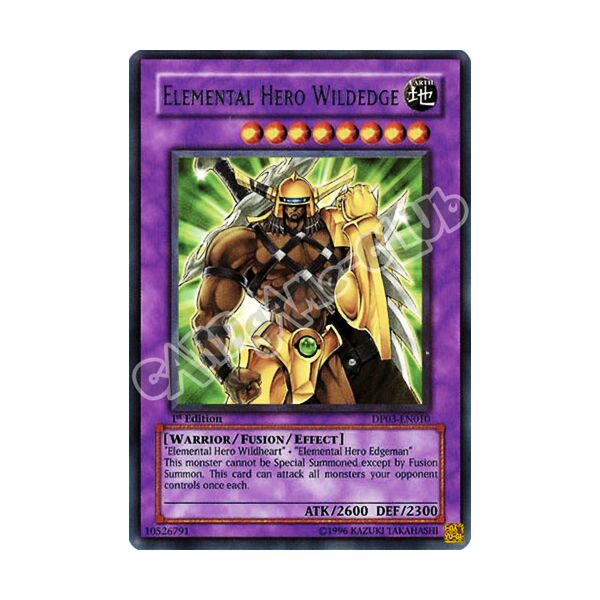 DP03-EN010 Elemental HERO Wildedge rara 1st edition (EN) -NEAR MINT-