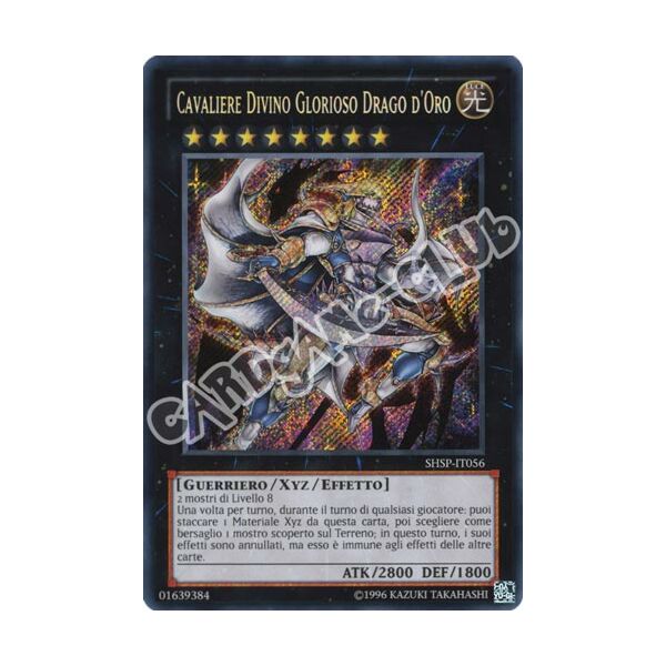 SHSP-IT056 Cavaliere Divino Glorioso Drago d'Oro rara segreta unlimited (IT) -NEAR MINT-