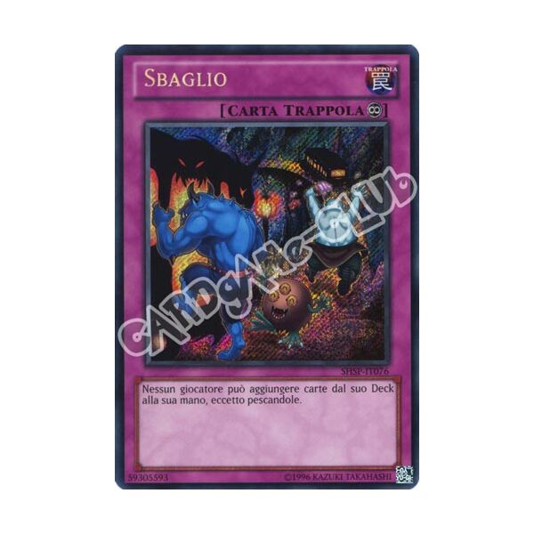 SHSP-IT076 Sbaglio rara segreta unlimited (IT) -NEAR MINT-