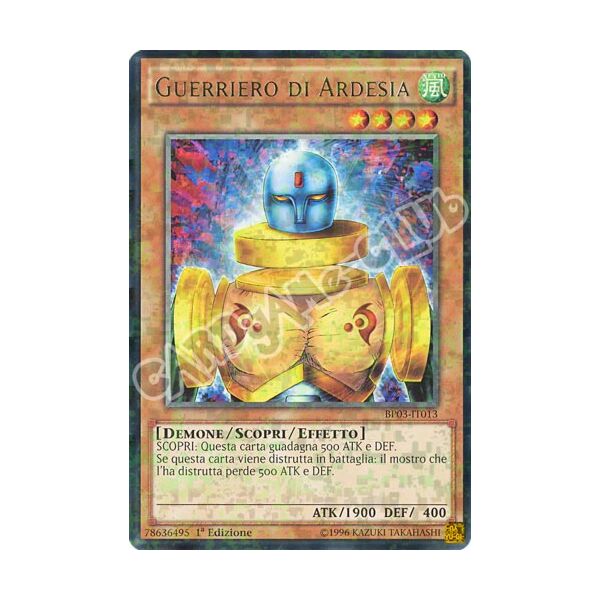BP03-IT013 Guerriero di Ardesia rara shatter foil 1a edizione (IT) -NEAR MINT-