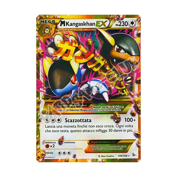 109 / 106 M Kangaskhan EX rara ex foil (IT) -NEAR MINT-