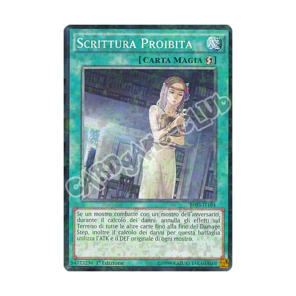 BP03-IT184 Scrittura Proibita comune shatter foil 1a edizione (IT) -NEAR MINT-