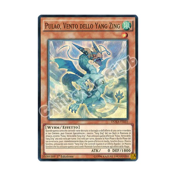 DUEA-IT031 Pulao, Vento dello Yang Zing super rara 1a edizione (IT) -NEAR MINT-