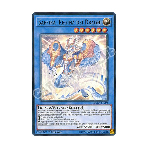 DUEA-IT050 Saffira, Regina dei Draghi ultra rara 1a edizione (IT) -NEAR MINT-