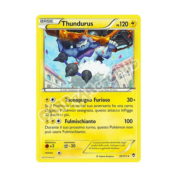 033 / 113 Thundurus rara (IT) -NEAR MINT-