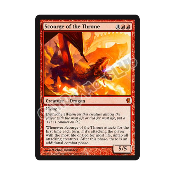 035 / 210 Scourge of the Throne rara mitica (EN) -NEAR MINT-