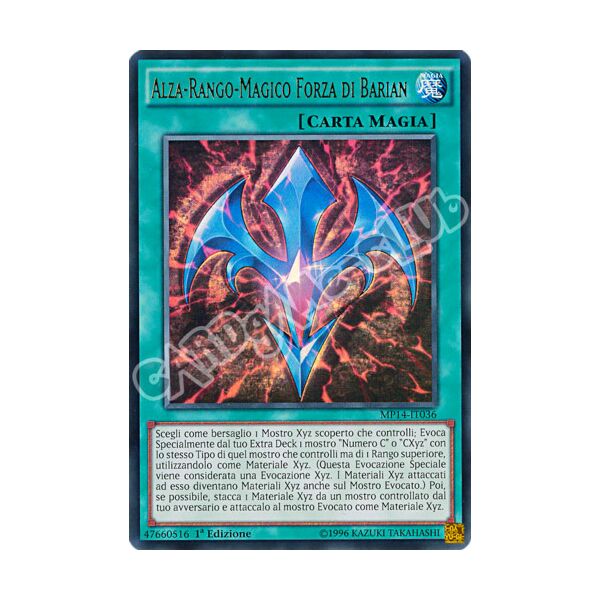 MP14-IT036 Alza-Rango-Magico Forza di Barian ultra rara 1a Edizione (IT) -NEAR MINT-