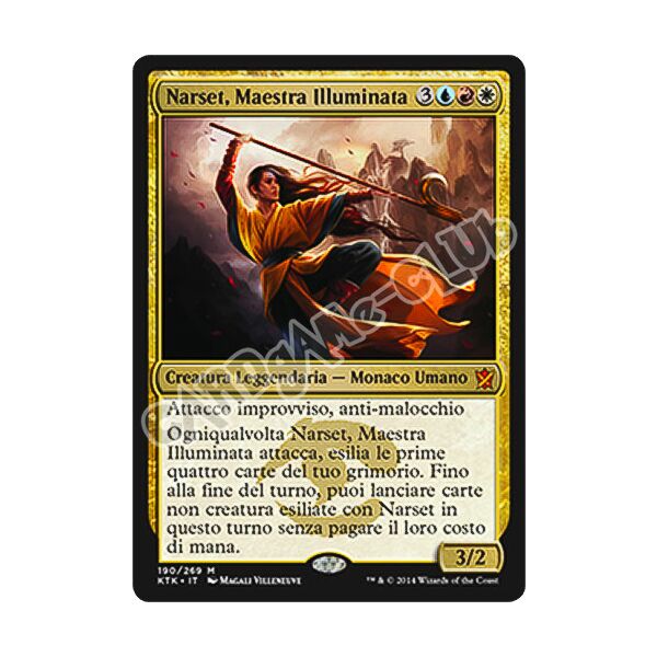 190 / 269 Narset, Maestra Illuminata rara mitica (IT) -NEAR MINT-
