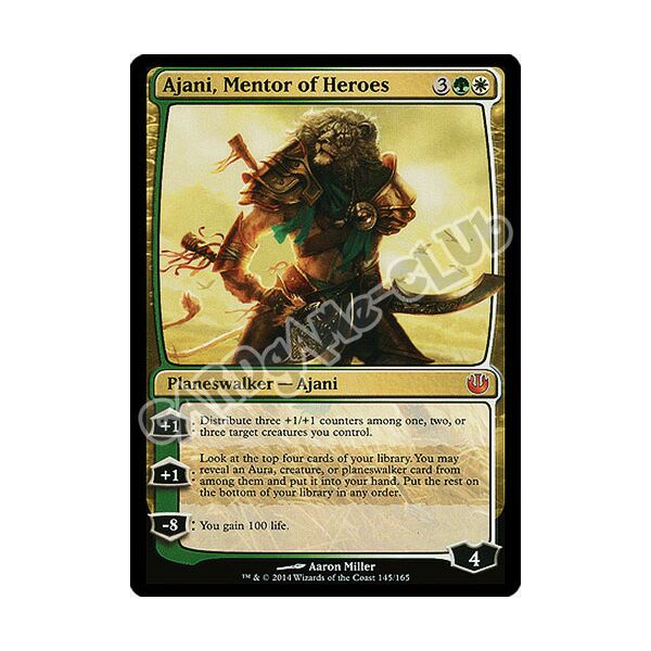 145 / 165 Ajani, Mentor of Heroes rara mitica (EN) -NEAR MINT-