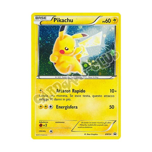 BW54 Pikachu rara foil (IT) -NEAR MINT-
