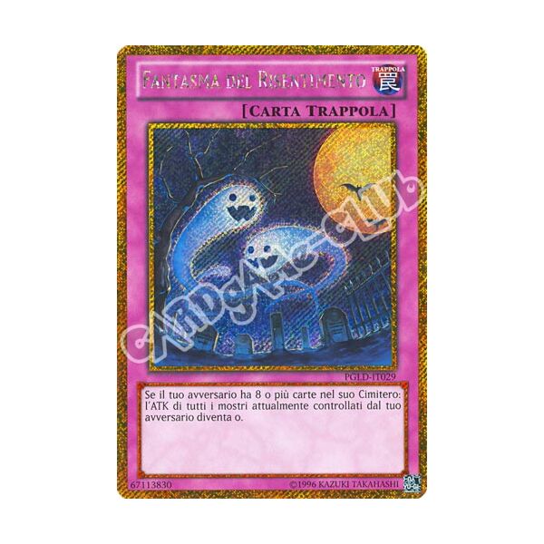 PGLD-IT029 Fantasma del Risentimento rara segreta oro unlimited (IT) -NEAR MINT-