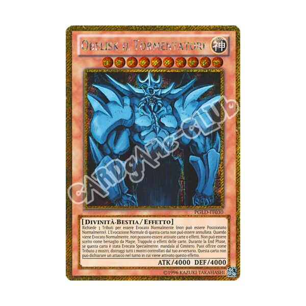 PGLD-IT030 Obelisk il Tormentatore rara segreta oro unlimited (IT) -NEAR MINT-