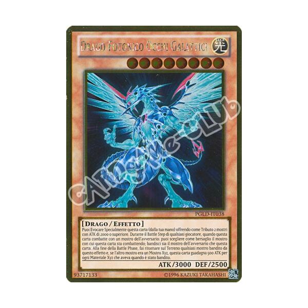 PGLD-IT038 Drago Fotonico Occhi Galattici rara oro unlimited (IT) -NEAR MINT-