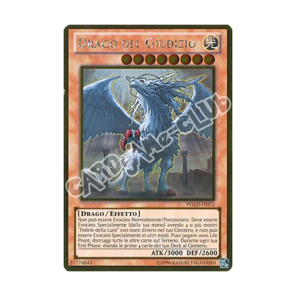 PGLD-IT072 Drago del Giudizio rara oro unlimited (IT) -NEAR MINT-