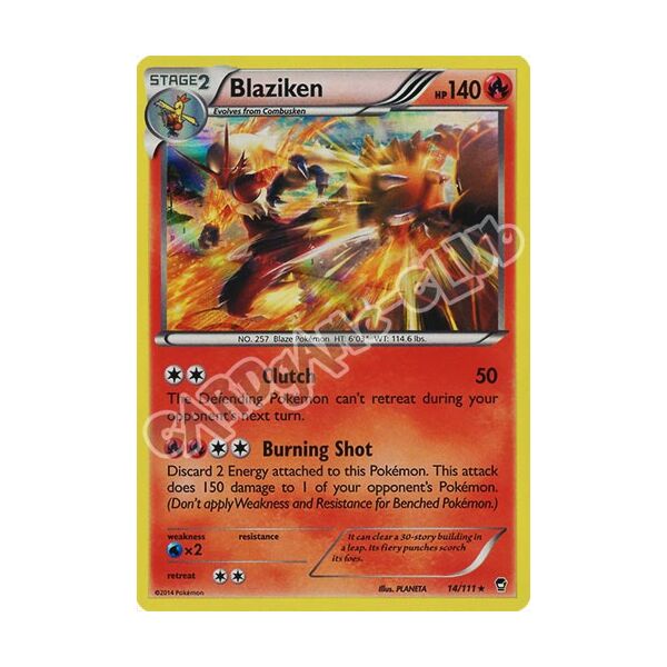 014 / 113 Blaziken rara foil (EN) -NEAR MINT-