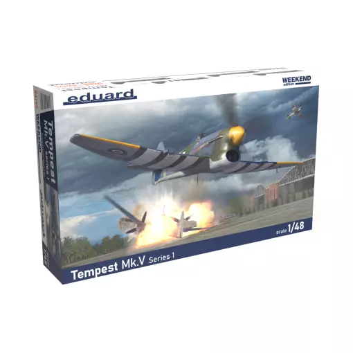 Velivoli da combattimento britannici - Tempest Mk.V - Eduard Kit di plastica 84195 - 1/48