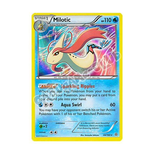 044 / 164 Milotic rara foil (EN) -NEAR MINT-