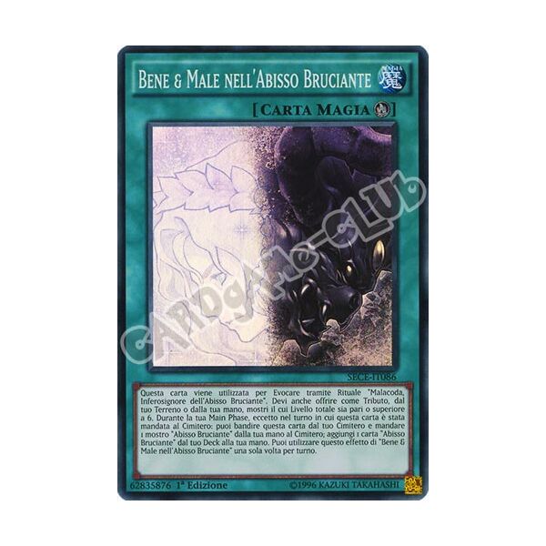 SECE-IT086 Bene & Male nell'Abisso Bruciante super rara 1a edizione (IT) -NEAR MINT-