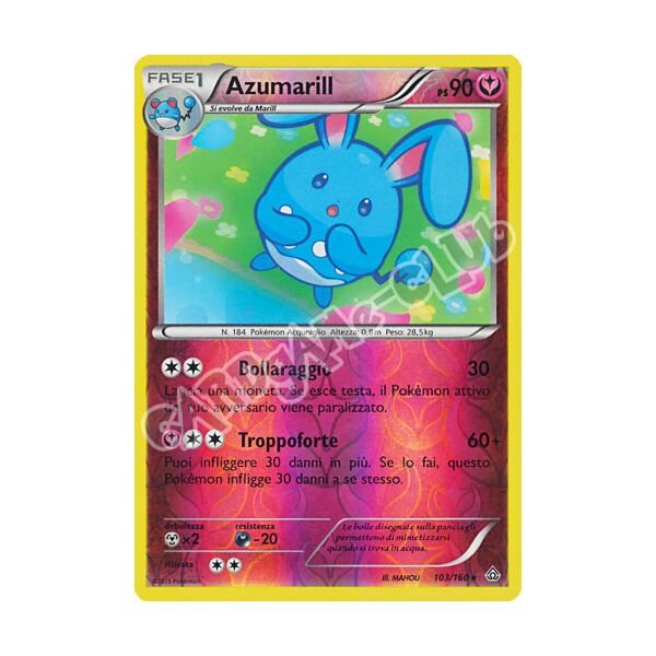 103 / 164 Azumarill rara foil reverse (IT) -NEAR MINT-