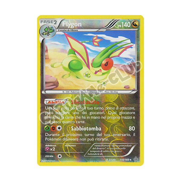 110 / 164 Flygon rara foil reverse (IT) -NEAR MINT-