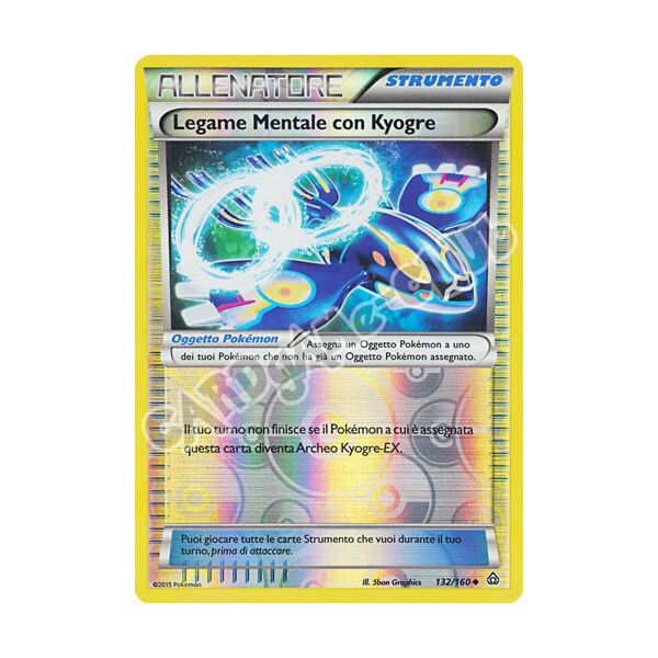 132 / 164 Legame Mentale con Kyogre non comune foil reverse (IT) -NEAR MINT-